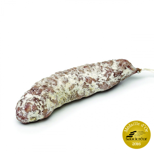 (Pour accompagner vos apéritifs) Lot de 2 Saucissons secs d'Auvergne : Notre sélection 1 Nature + 1 Comté, 5.99 € le lot